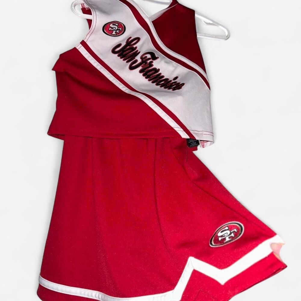 NfL Girl's Red and White Dress